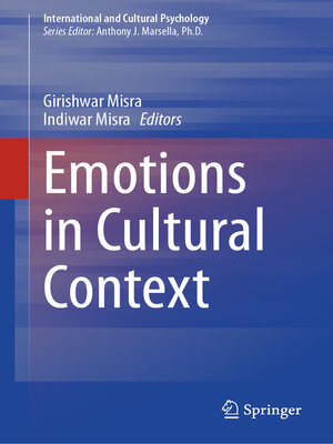 cover image of Emotions in Cultural Context